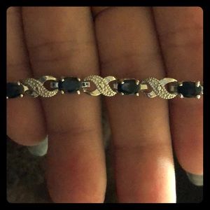 Sapphire bracelet